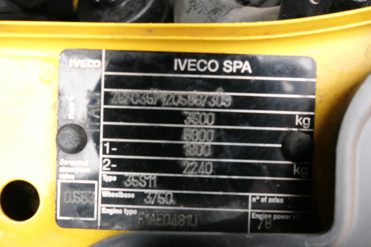 Fourgon grand volume IVECO Daily 35 S11 C30C AUTOMATIK KAMERA MAXI Regale D: photos 14