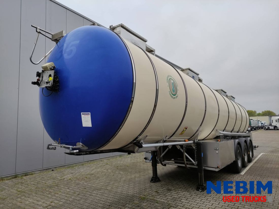 Feldbinder TSA 33.3-3 - 3 comp. 8.000 / 22.500 / 3.000 Ltr. - Semi-remorque citerne: photos 1 Feldbinder TSA 33.3-3 - 3 comp. 8.000 / 22.500 / 3.000 Ltr. - Semi-remorque citerne: photos 1