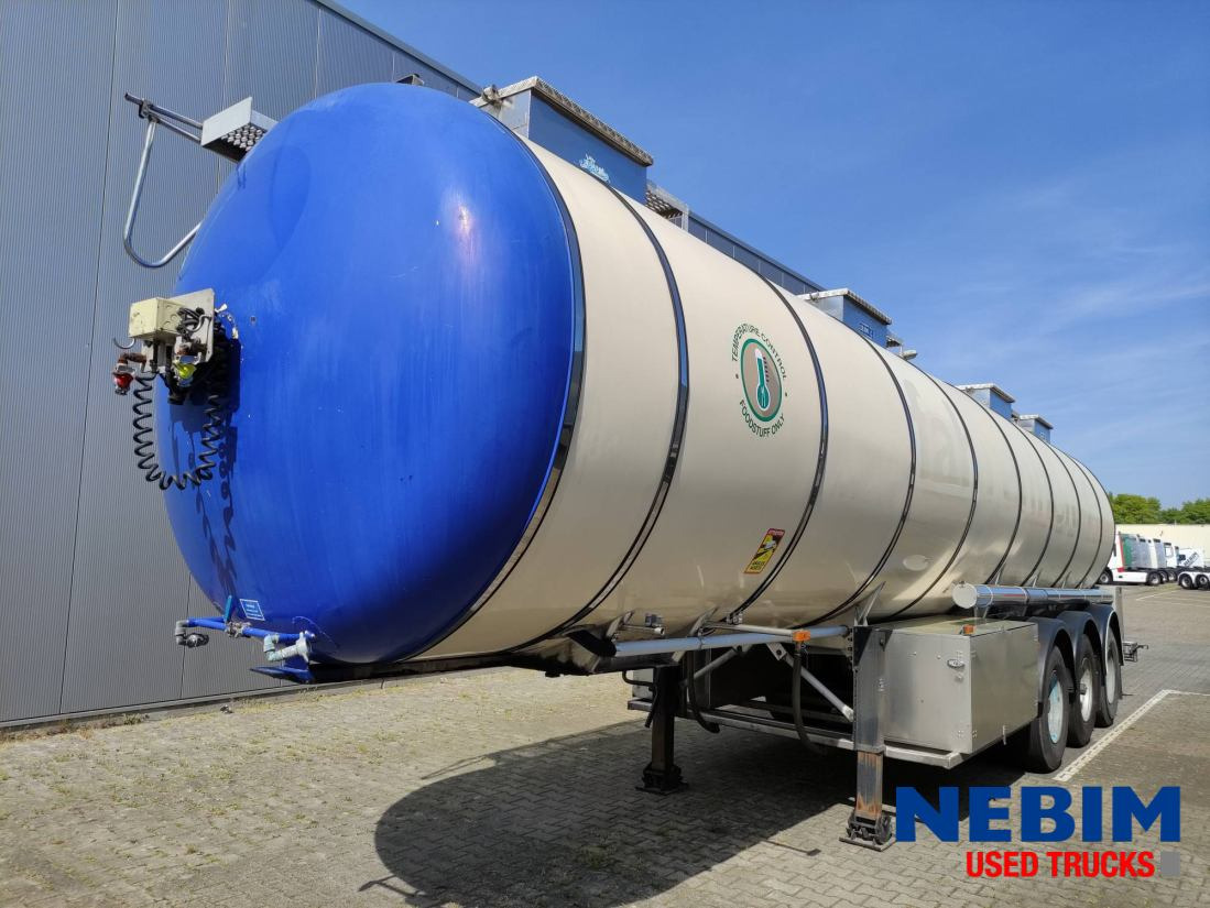 Feldbinder TSA 33.3 electric pump - 3 comp. 8.000 / 22.500 / 3.000 Ltr. - Semi-remorque citerne: photos 1 Feldbinder TSA 33.3 electric pump - 3 comp. 8.000 / 22.500 / 3.000 Ltr. - Semi-remorque citerne: photos 1