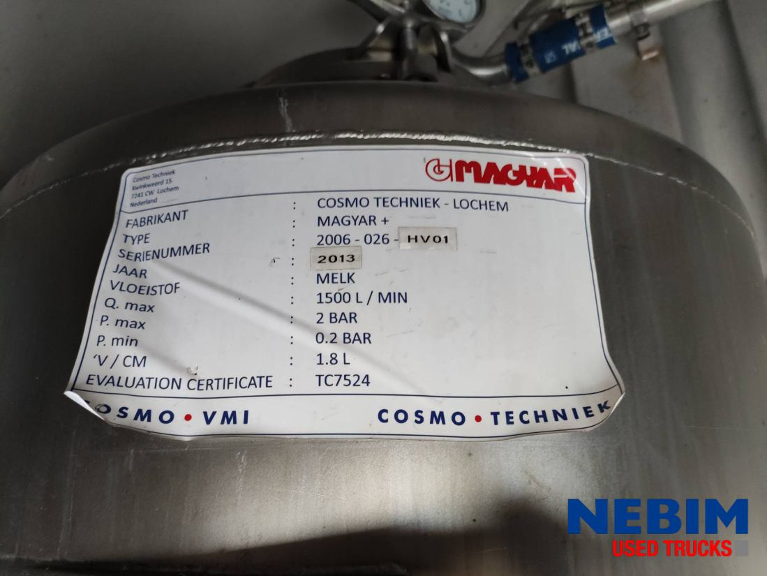 Semi-remorque citerne Magyar S43EDD Milk Tank - 36.000L: photos 6