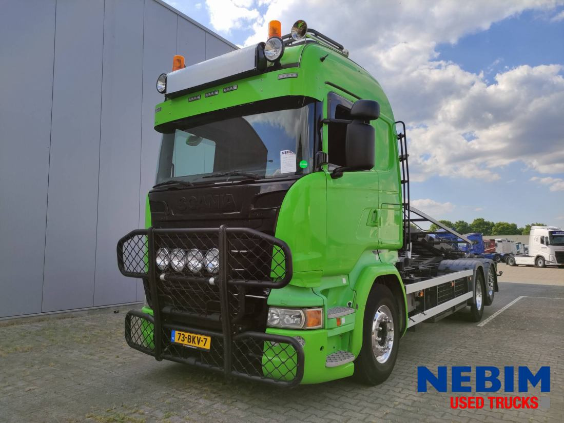Scania R560 V8 6x2 Retarder - NCH 20 ton cable system - Camion porte-conteneur/ Caisse mobile: photos 1 Scania R560 V8 6x2 Retarder - NCH 20 ton cable system - Camion porte-conteneur/ Caisse mobile: photos 1