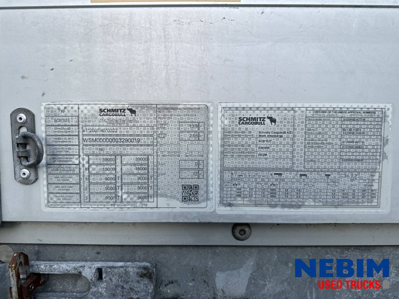 Schmitz Cargobull SCB*S3T - Curtainsider / Pritsche Plane / Sliding roof - Semi-remorque rideaux coulissants: photos 5 Schmitz Cargobull SCB*S3T - Curtainsider / Pritsche Plane / Sliding roof - Semi-remorque rideaux coulissants: photos 5