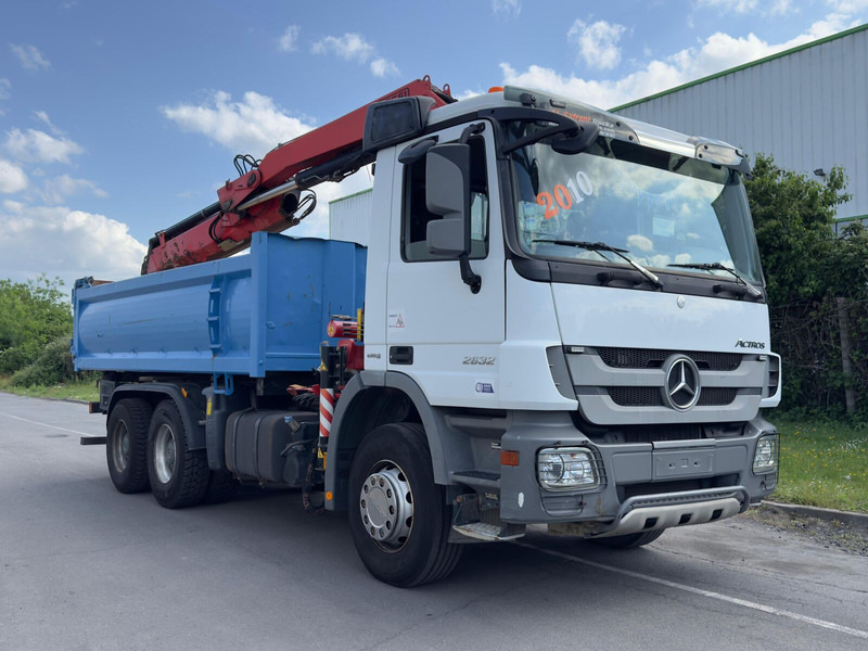 Mercedes-Benz ACTROS 2632 - Camion benne, Camion grue: photos 3 Mercedes-Benz ACTROS 2632 - Camion benne, Camion grue: photos 3