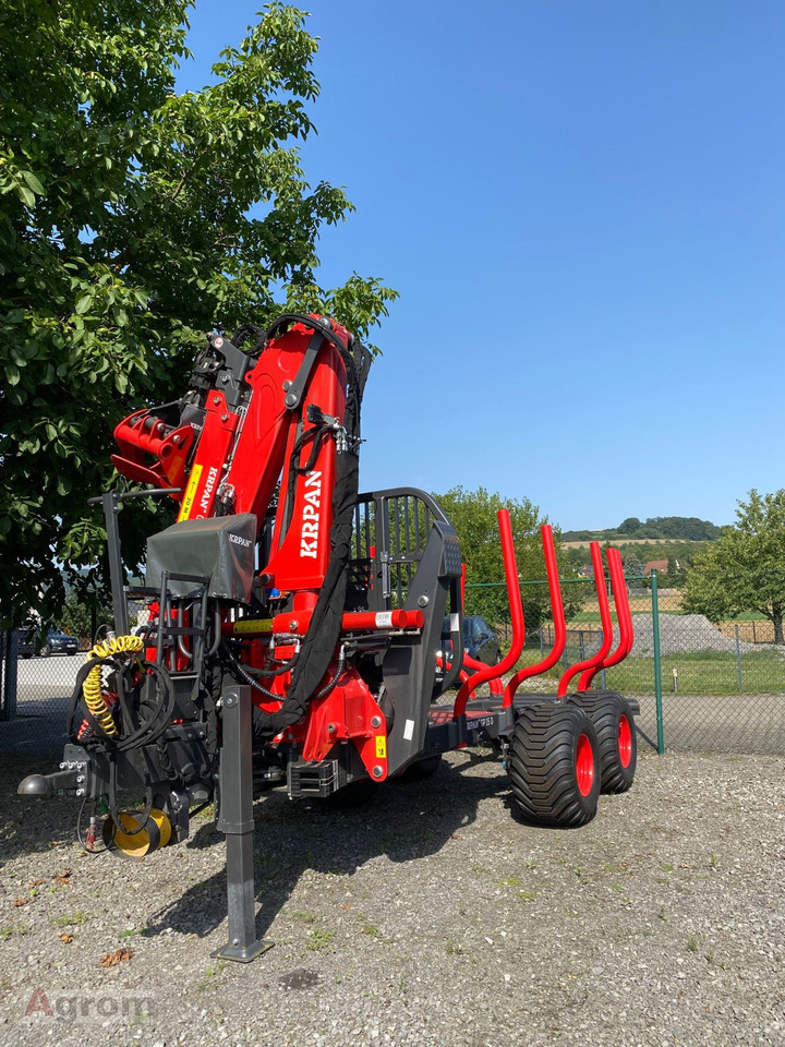 Krpan GP 15 D + 8,4Z Kran - Remorque forestière: photos 1 Krpan GP 15 D + 8,4Z Kran - Remorque forestière: photos 1