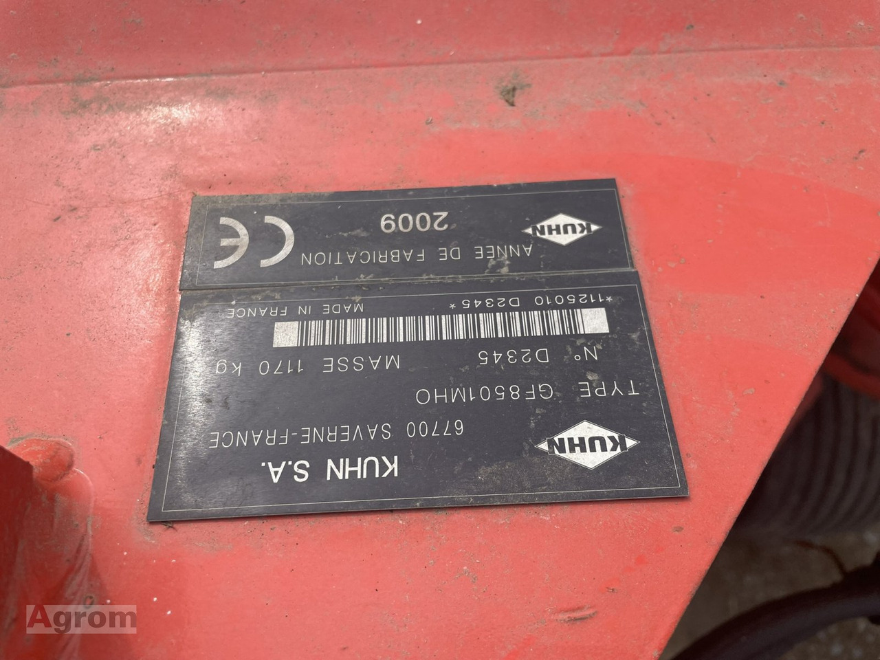 Faneuse Kuhn GF 8501: photos 10 Faneuse Kuhn GF 8501: photos 10