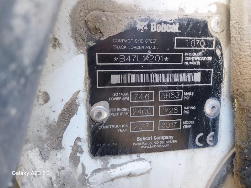 BOBCAT T870 T870 - Chargeuse compacte sur chenilles: photos 5 BOBCAT T870 T870 - Chargeuse compacte sur chenilles: photos 5