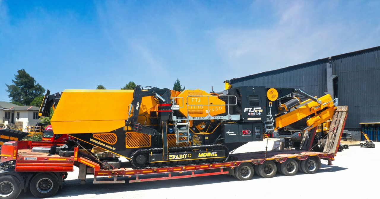 Concasseur mobile neuf FABO Mobile crusher
