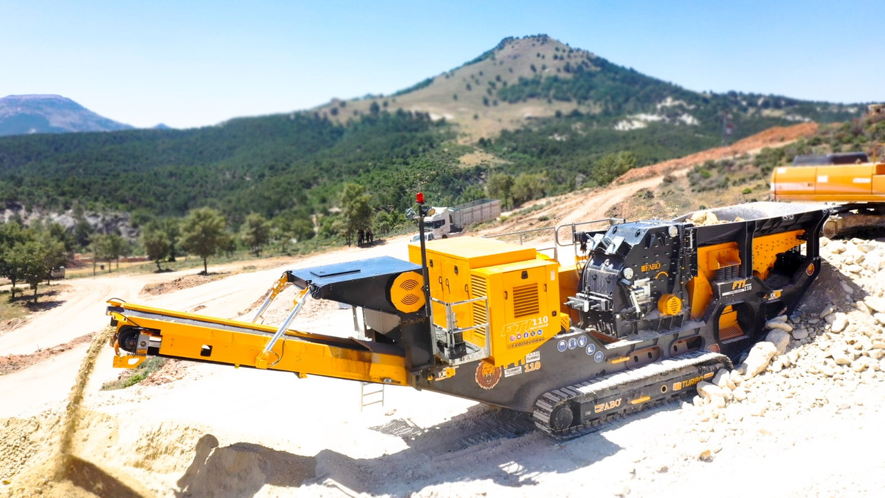 Concasseur mobile neuf FABO Mobile crusher