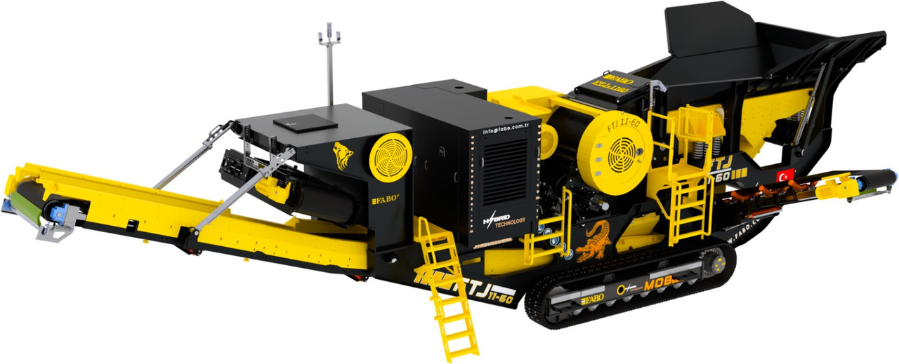 Concasseur mobile neuf FABO Mobile crusher: photos 11