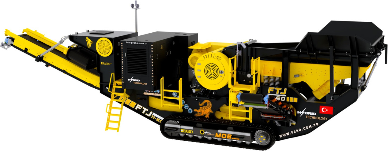 Concasseur mobile neuf FABO Mobile crusher: photos 12