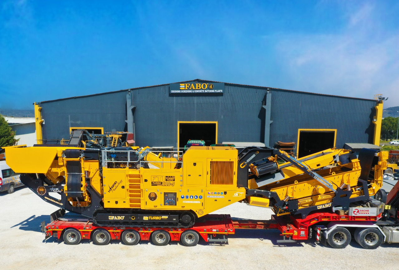 Concasseur mobile neuf FABO Mobile crusher