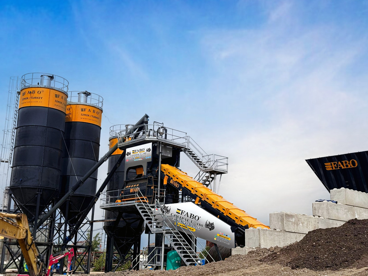 FABO compact concrete plant - Centrale à béton: photos 1 FABO compact concrete plant - Centrale à béton: photos 1