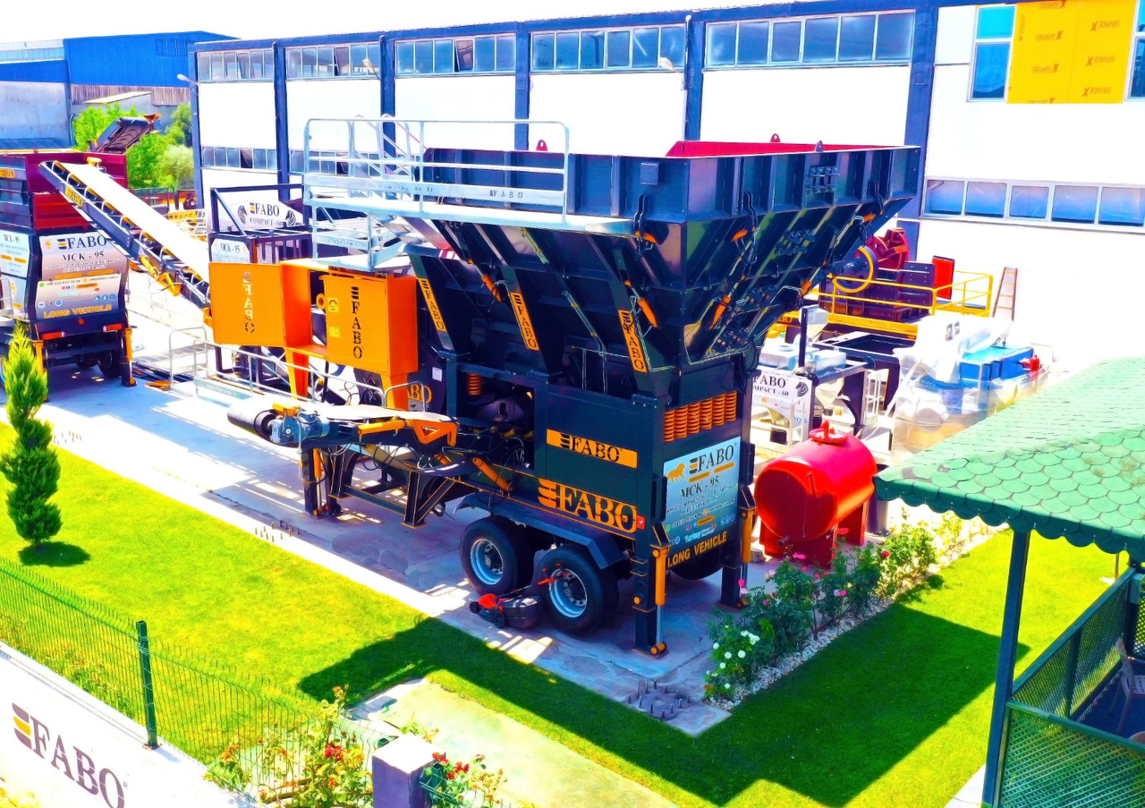 Machine d'exploitation minière neuf FABO mining machinery - crushing plant