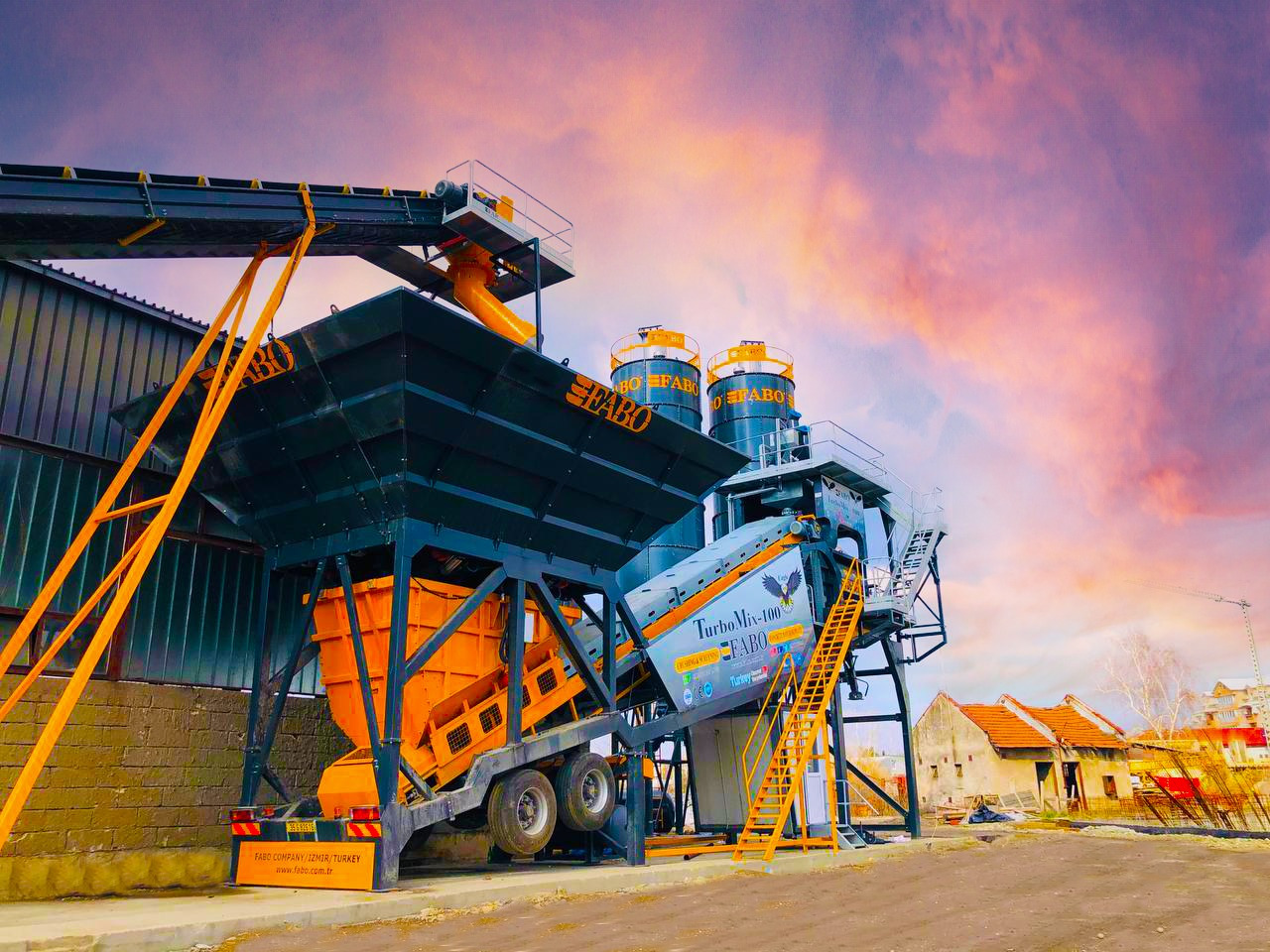 FABO mobile concrete batching plant - Centrale à béton: photos 4 FABO mobile concrete batching plant - Centrale à béton: photos 4
