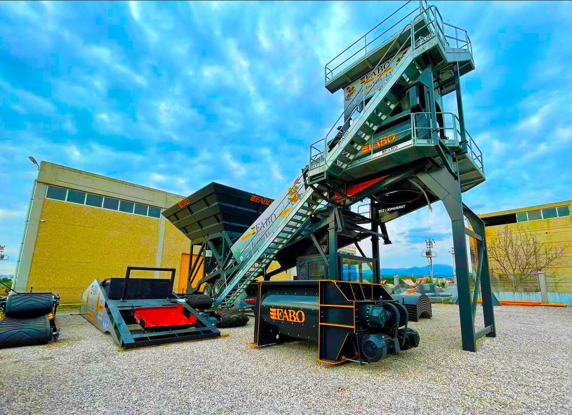 FABO twin shaft mixer - Bétonnière: photos 2 FABO twin shaft mixer - Bétonnière: photos 2