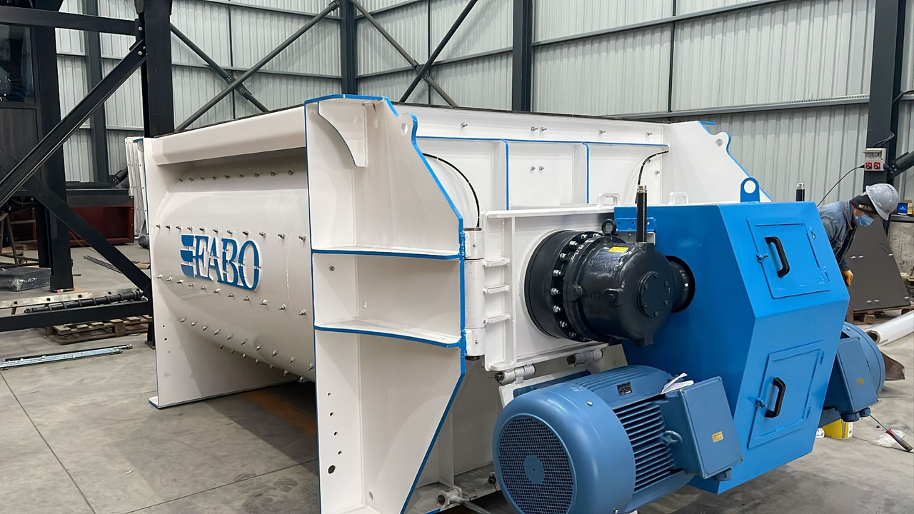 FABO twin shaft mixer - Bétonnière: photos 4 FABO twin shaft mixer - Bétonnière: photos 4