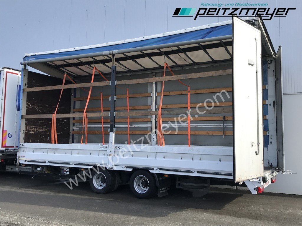 KRUKENMEIER Jumboanhänger TLPS 16,4, Hubdach, Edscha, verzinkt RSAB - Remorque plateau: photos 2 KRUKENMEIER Jumboanhänger TLPS 16,4, Hubdach, Edscha, verzinkt RSAB - Remorque plateau: photos 2