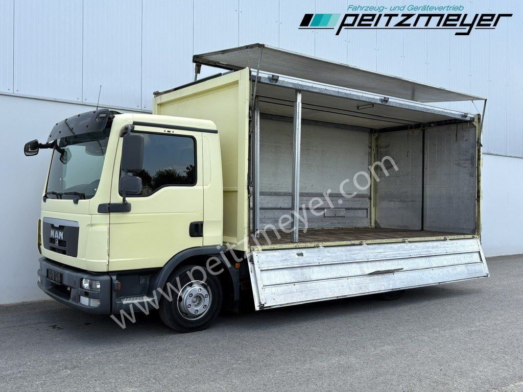 MAN TGL 8.180 FL Ewers Schwenkwand 2 x AHK, Klima - Camion pour le transport de boissons: photos 1 MAN TGL 8.180 FL Ewers Schwenkwand 2 x AHK, Klima - Camion pour le transport de boissons: photos 1
