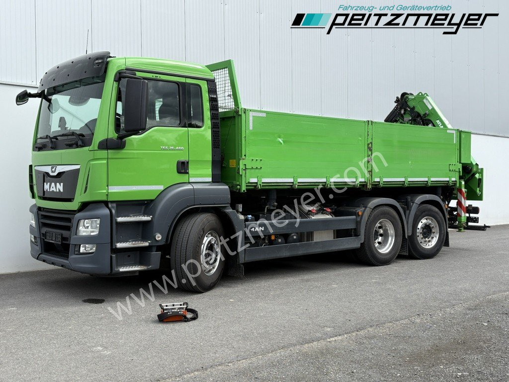 Camion benne MAN TGS 26.460 FL 6x2 Kipper+Kran+Funk Lenkachse, 2-Seitenkipper, Atlas 172.3: photos 30 Camion benne MAN TGS 26.460 FL 6x2 Kipper+Kran+Funk Lenkachse, 2-Seitenkipper, Atlas 172.3: photos 30