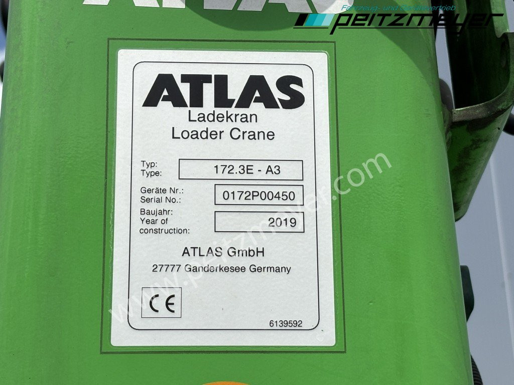 Camion benne MAN TGS 26.460 FL 6x2 Kipper+Kran+Funk Lenkachse, 2-Seitenkipper, Atlas 172.3: photos 17 Camion benne MAN TGS 26.460 FL 6x2 Kipper+Kran+Funk Lenkachse, 2-Seitenkipper, Atlas 172.3: photos 17