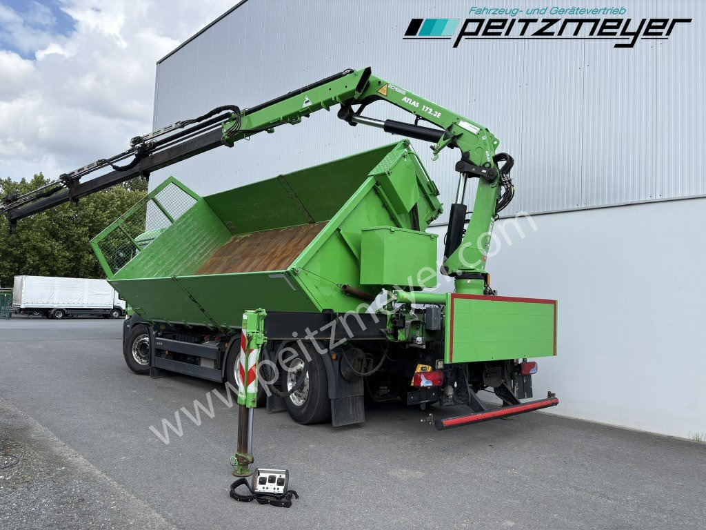 Camion benne MAN TGS 26.460 FL 6x2 Kipper+Kran+Funk Lenkachse, 2-Seitenkipper, Atlas 172.3: photos 28 Camion benne MAN TGS 26.460 FL 6x2 Kipper+Kran+Funk Lenkachse, 2-Seitenkipper, Atlas 172.3: photos 28