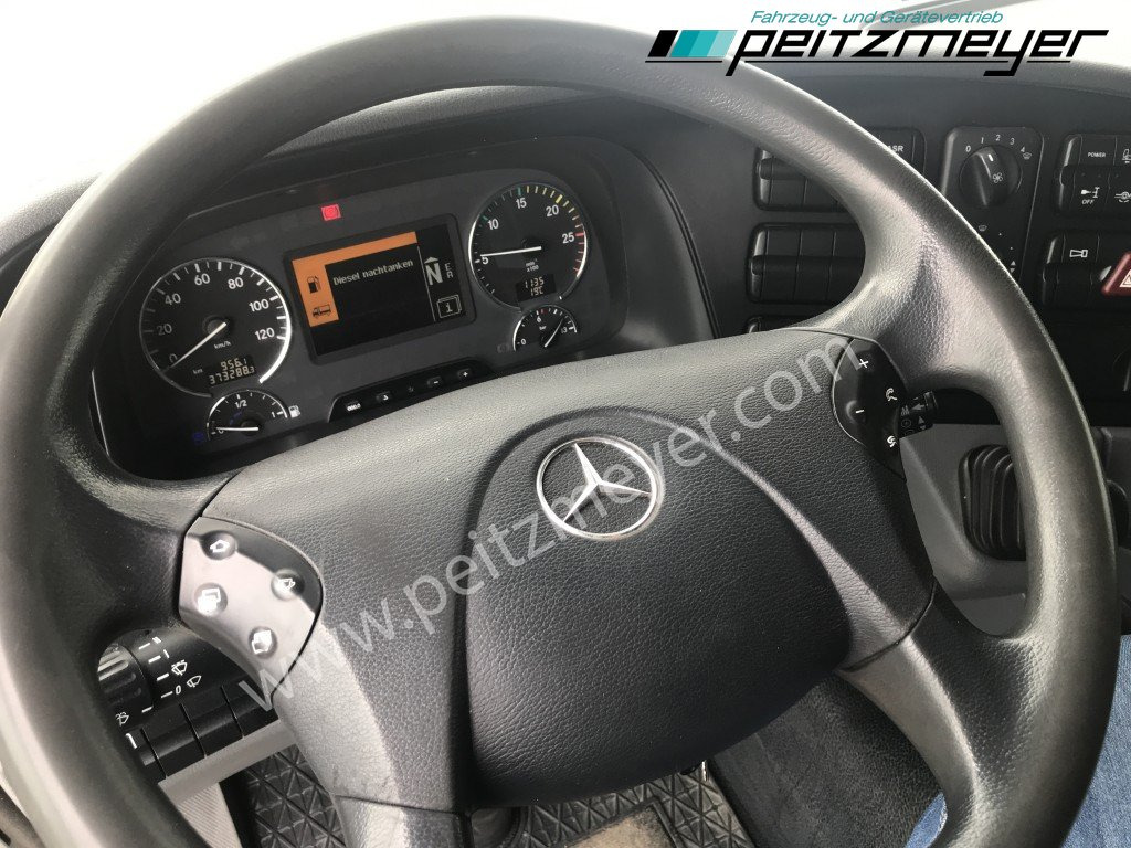 Camion plateau, Camion grue MERCEDES-BENZ Actros 2536 LL Pritsche HMF Heckkran m. Zange Baustoff: photos 28