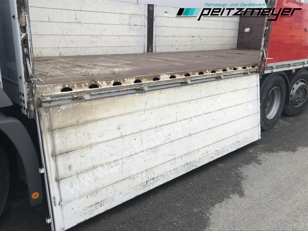 Camion plateau, Camion grue MERCEDES-BENZ Actros 2536 LL Pritsche HMF Heckkran m. Zange Baustoff: photos 13