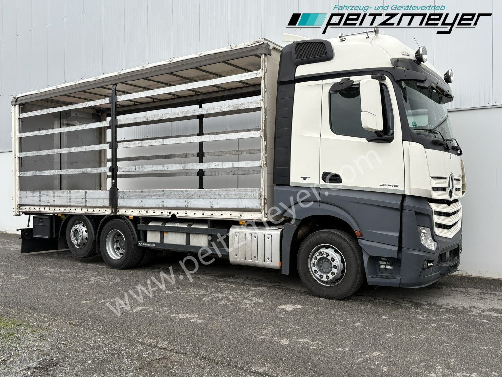 MERCEDES-BENZ Actros 2545 LL Pritsche, Klima, Standklima, PPC, EU 6 MP 4 - Edscha - Camion à rideaux coulissants: photos 2 MERCEDES-BENZ Actros 2545 LL Pritsche, Klima, Standklima, PPC, EU 6 MP 4 - Edscha - Camion à rideaux coulissants: photos 2