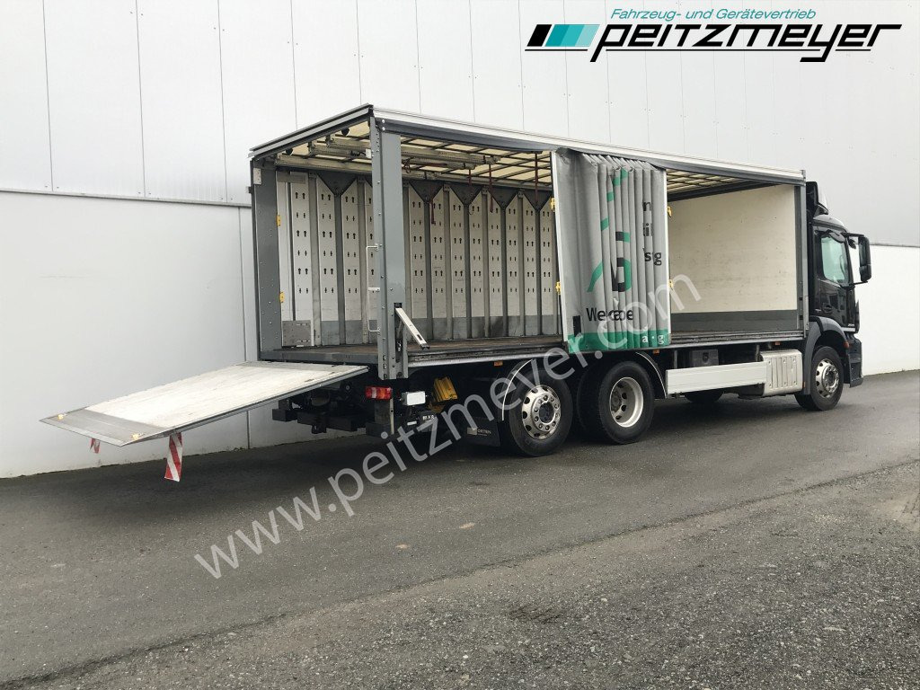 MERCEDES-BENZ Antos 2543 LL Ewers Getränke Retarder, 2 x AHK, LBW 2 t., Lenkachse - Camion pour le transport de boissons: photos 3 MERCEDES-BENZ Antos 2543 LL Ewers Getränke Retarder, 2 x AHK, LBW 2 t., Lenkachse - Camion pour le transport de boissons: photos 3