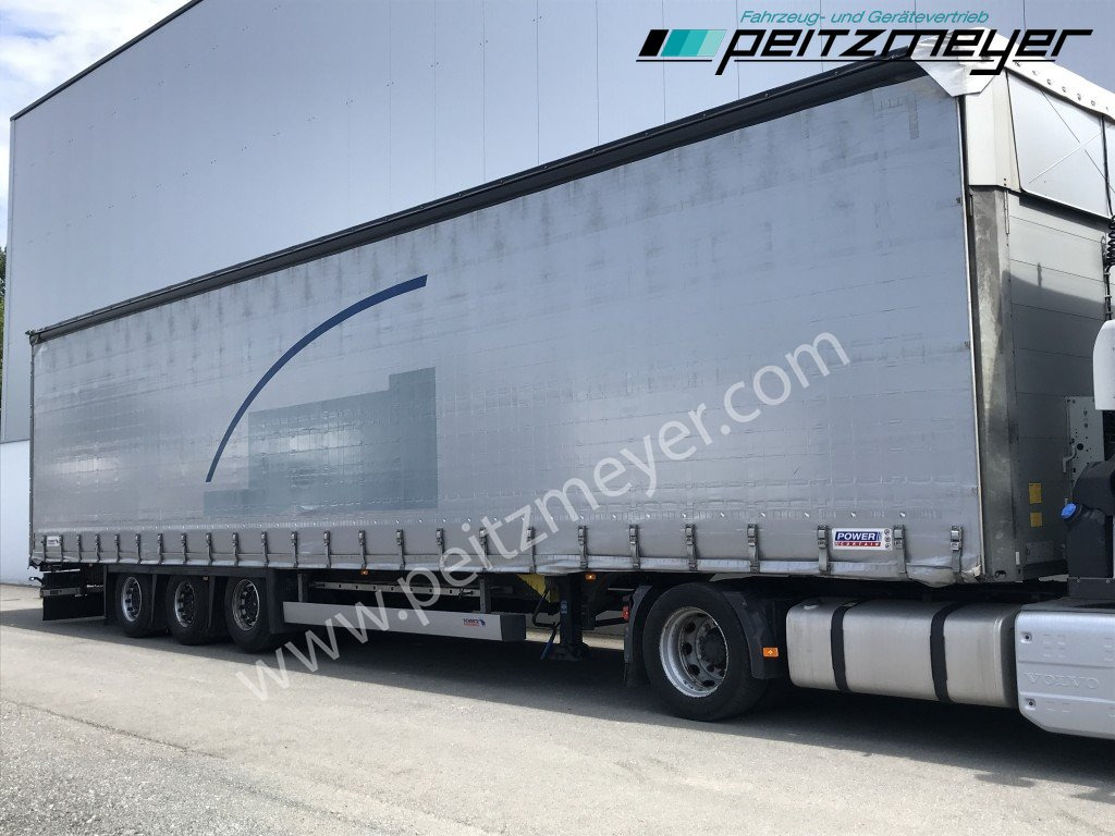SCHMITZ 3 Achs Pritschenauflieger SCS 24/L-13.62 Mega, Power-Curtain Jumbo, Edscha, RSAB, - Semi-remorque rideaux coulissants: photos 3 SCHMITZ 3 Achs Pritschenauflieger SCS 24/L-13.62 Mega, Power-Curtain Jumbo, Edscha, RSAB, - Semi-remorque rideaux coulissants: photos 3