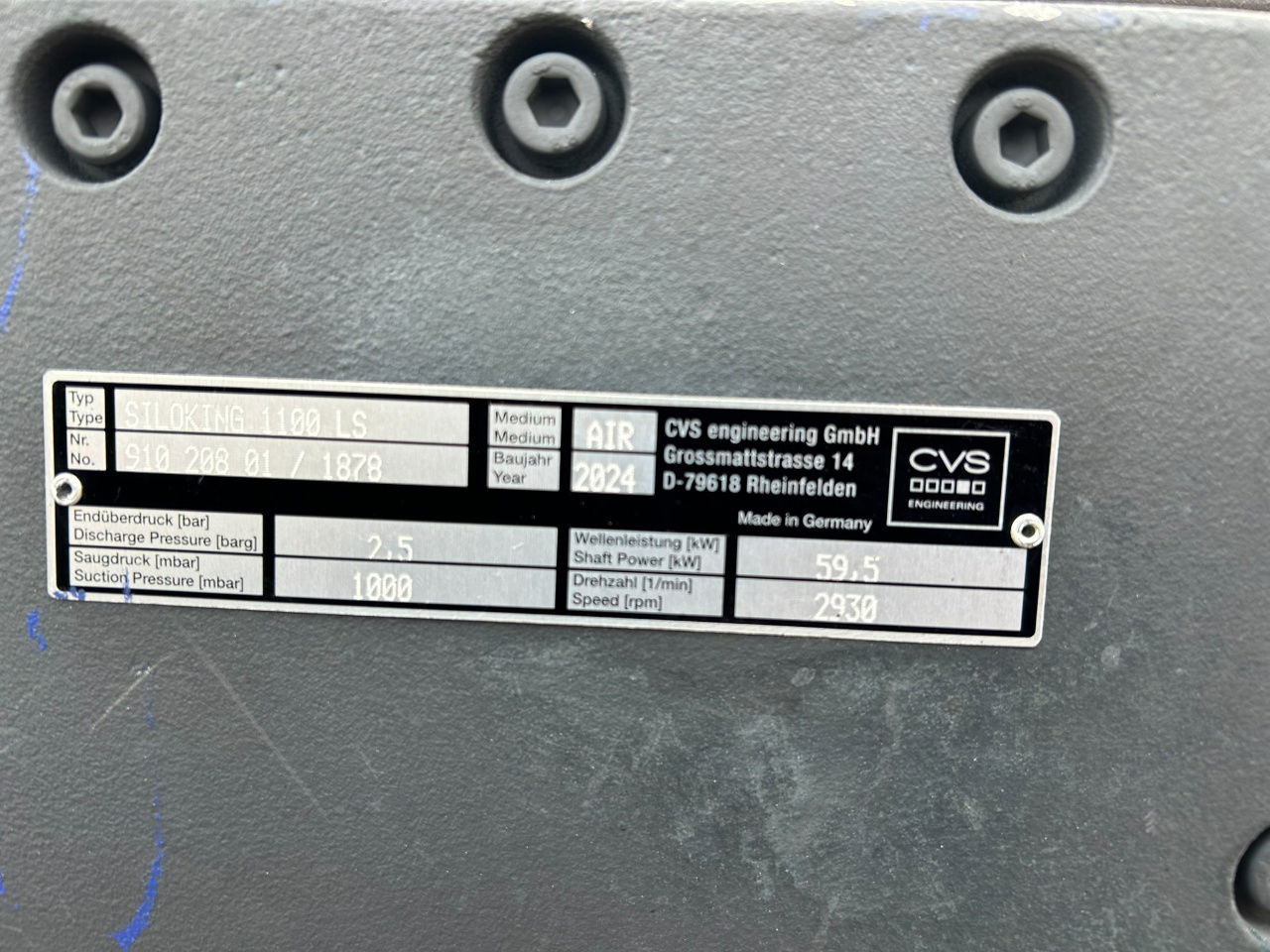 Ingersoll Rand CVS Siloking 1100 LS / Compressor / 2.5 bar / 2024 / RTI box - Chauffage/ Ventilation pour Camion: photos 3 Ingersoll Rand CVS Siloking 1100 LS / Compressor / 2.5 bar / 2024 / RTI box - Chauffage/ Ventilation pour Camion: photos 3