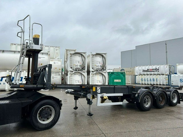 LAG LAG 30 ft Tipping chassis / Alcoa,s / bpw disc / airepipe - Semi-remorque porte-conteneur/ Caisse mobile: photos 3 LAG LAG 30 ft Tipping chassis / Alcoa,s / bpw disc / airepipe - Semi-remorque porte-conteneur/ Caisse mobile: photos 3