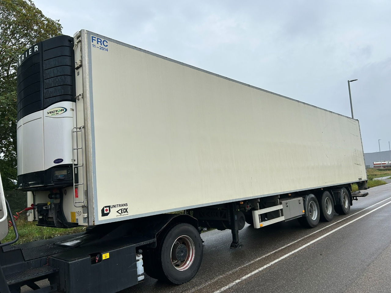 Van Eck Caurrier Vector 1850 / Steering axle / 1340 X 250 B X 265 H - Semi-remorque frigorifique: photos 2 Van Eck Caurrier Vector 1850 / Steering axle / 1340 X 250 B X 265 H - Semi-remorque frigorifique: photos 2