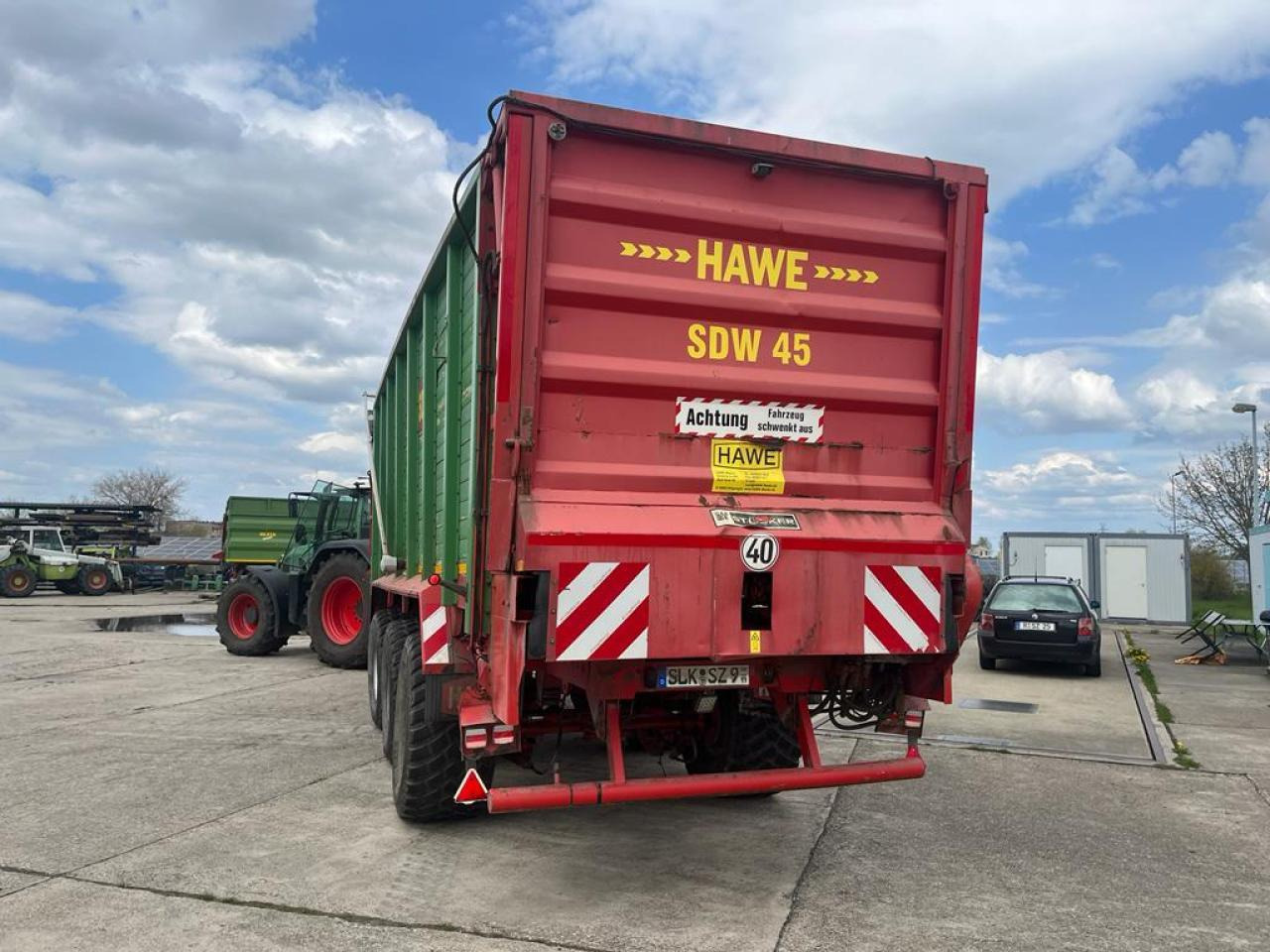 HAWE Tridem SDW 45T, Silagewagen, Baujahr 2011 - Benne agricole: photos 5 HAWE Tridem SDW 45T, Silagewagen, Baujahr 2011 - Benne agricole: photos 5