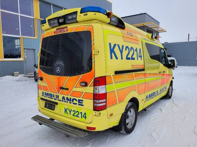MERCEDES – BENZ SPRINTER 3.0D AMBULANCE (TAMLANS) KLIMA, 11.2016, EURO 6  - Ambulance: photos 4 MERCEDES – BENZ SPRINTER 3.0D AMBULANCE (TAMLANS) KLIMA, 11.2016, EURO 6  - Ambulance: photos 4