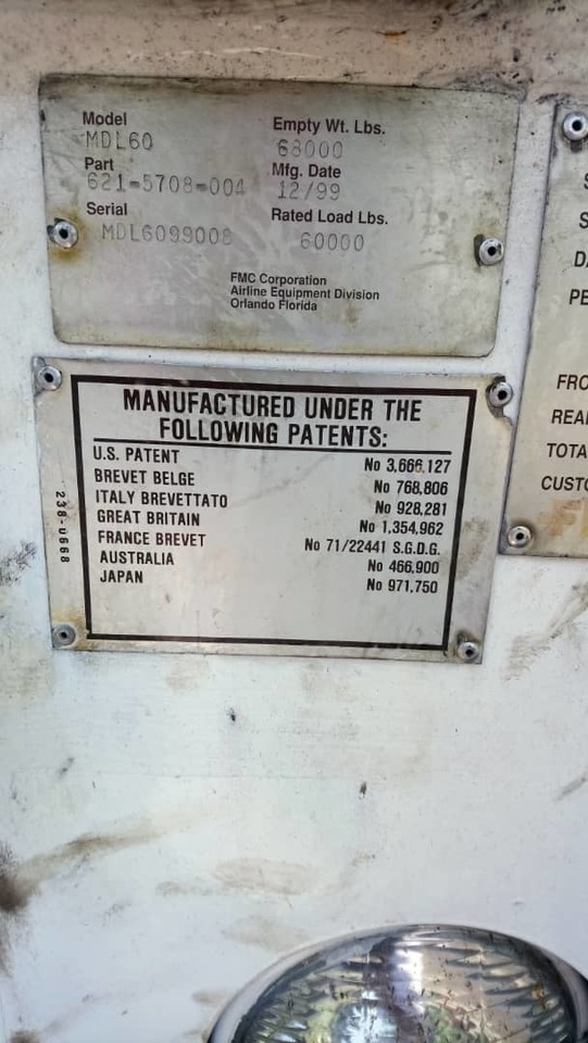 Chargeur de fret FMC MDL 60 Main Deck 30 tons: photos 6 Chargeur de fret FMC MDL 60 Main Deck 30 tons: photos 6