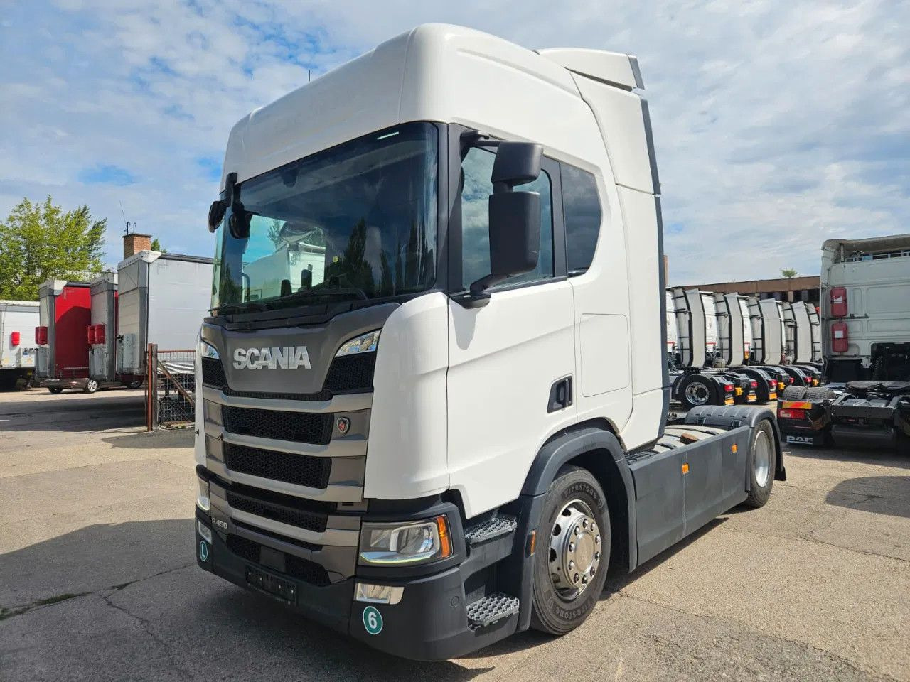 Scania R450 Standklima, 2 fridges, Big Navi, Digital Di - Tracteur routier: photos 1 Scania R450 Standklima, 2 fridges, Big Navi, Digital Di - Tracteur routier: photos 1
