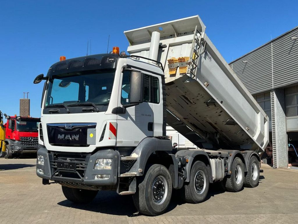 MAN TG-S 35.400 8x6H 4 Achs Muldenkipper Carnehl - Camion benne: photos 1 MAN TG-S 35.400 8x6H 4 Achs Muldenkipper Carnehl - Camion benne: photos 1