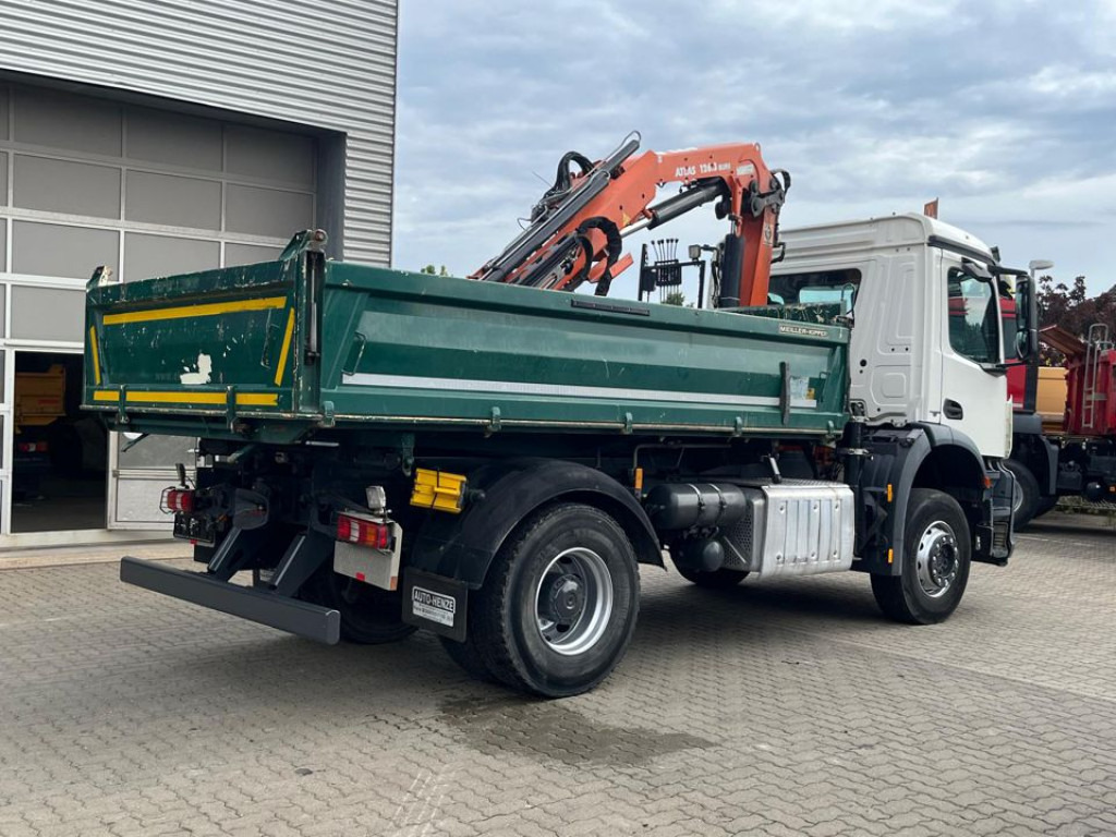 Camion benne, Camion grue MERCEDES-BENZ Arocs 1835 K 2-Achs Kipper Kran Atlas 126.3: photos 10