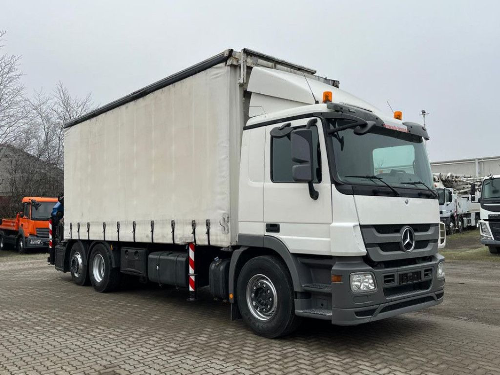 Mercedes-Benz Actros 2541 L6x2 Pritsche Heckkran 34m/to, Jib, - Camion plateau, Camion grue: photos 2 Mercedes-Benz Actros 2541 L6x2 Pritsche Heckkran 34m/to, Jib, - Camion plateau, Camion grue: photos 2