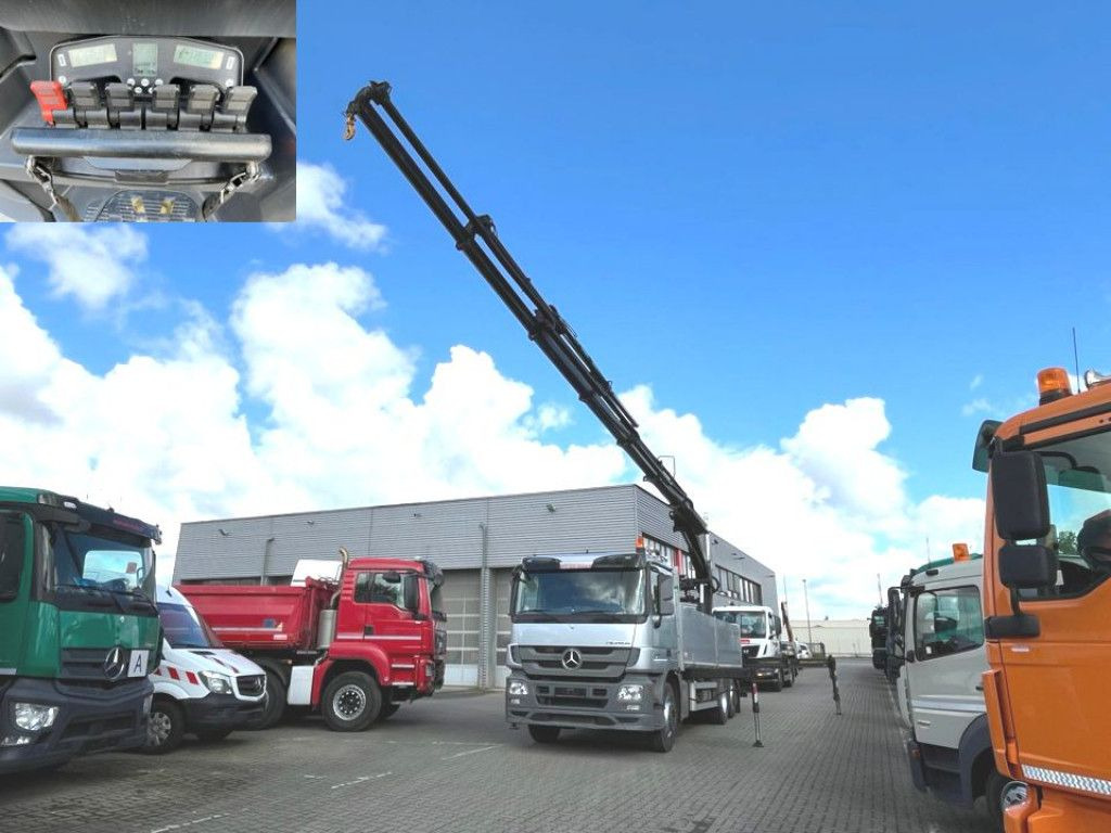 Mercedes-Benz Actros 2546 L 6x2 Pritsche Heckkran Hiab 288 6x - Camion grue, Camion plateau: photos 1 Mercedes-Benz Actros 2546 L 6x2 Pritsche Heckkran Hiab 288 6x - Camion grue, Camion plateau: photos 1
