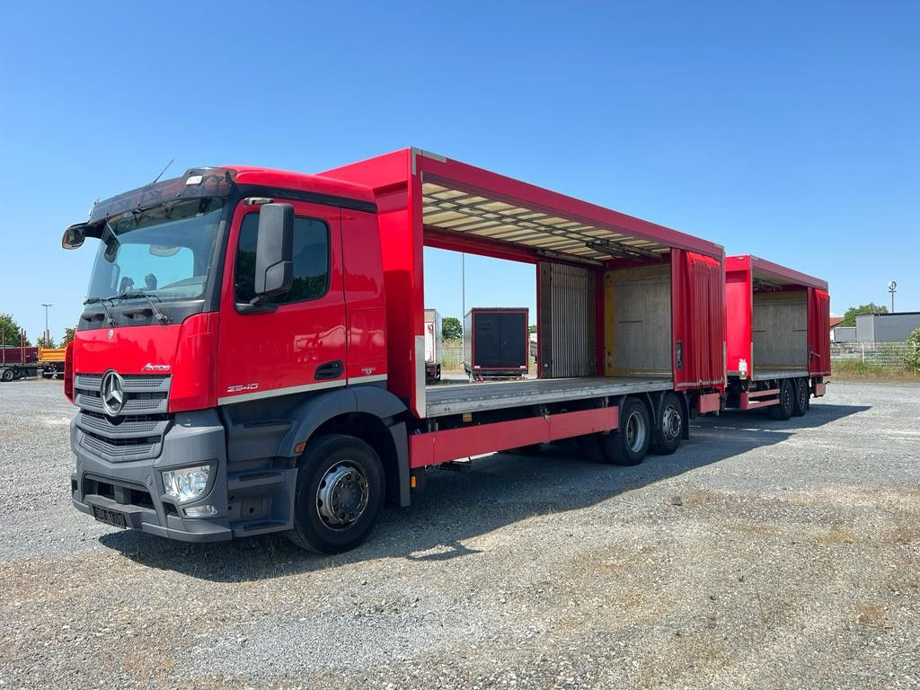 Mercedes-Benz Antos 2540 L 6x2 Pritsche LBW Getränke 8,2m, 2to - Camion à rideaux coulissants: photos 5 Mercedes-Benz Antos 2540 L 6x2 Pritsche LBW Getränke 8,2m, 2to - Camion à rideaux coulissants: photos 5