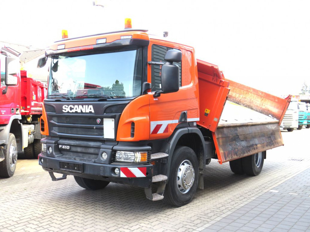 SCANIA (S) P 410 4x2 2-Achs Kipper Meiller Bordmatik - Camion benne: photos 1 SCANIA (S) P 410 4x2 2-Achs Kipper Meiller Bordmatik - Camion benne: photos 1