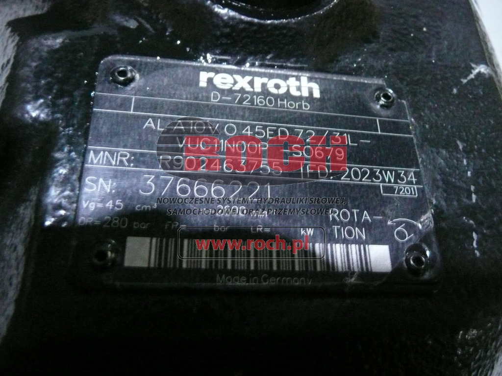 REXROTH AL A10VO45 LIEBHERR 10331353 - Pompe hydraulique: photos 1 REXROTH AL A10VO45 LIEBHERR 10331353 - Pompe hydraulique: photos 1