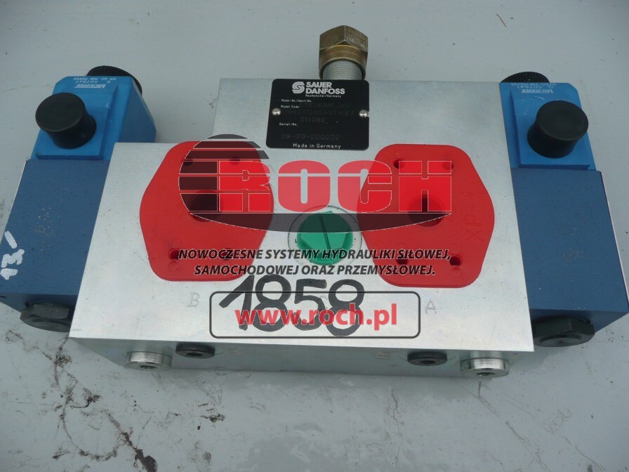 SAUER DANFOSS 511260 + DG4V3 2AL MUG7 60 + G507847 12VDC 30W + 04110503 9920000 - Valve hydraulique pour Compacteur: photos 1 SAUER DANFOSS 511260 + DG4V3 2AL MUG7 60 + G507847 12VDC 30W + 04110503 9920000 - Valve hydraulique pour Compacteur: photos 1