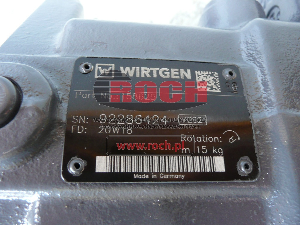 WIRTGEN 158625 - Pompe hydraulique: photos 2 WIRTGEN 158625 - Pompe hydraulique: photos 2