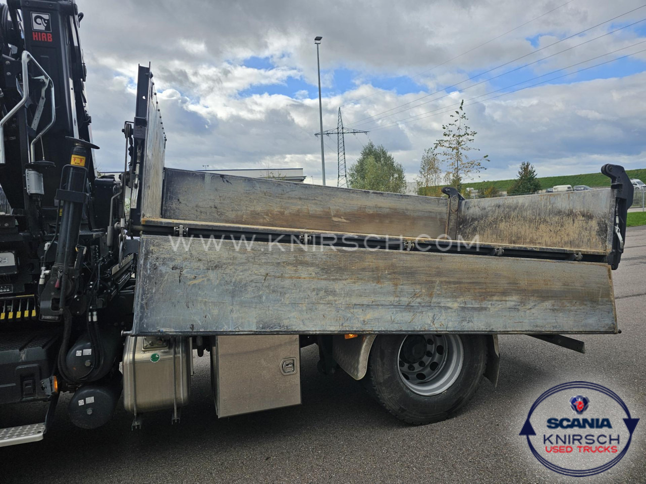 SCANIA G 320 B4x2NA 3-Seitenkipper Dautel mit Kran Hiab - Utilitaire benne: photos 5 SCANIA G 320 B4x2NA 3-Seitenkipper Dautel mit Kran Hiab - Utilitaire benne: photos 5