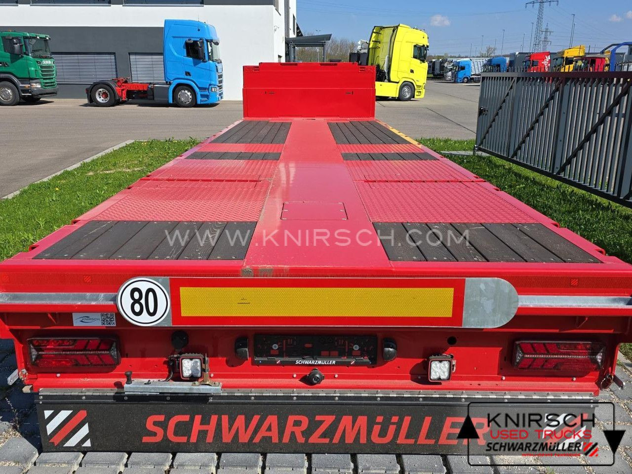 Schwarzmüller Tieflader ausziehbar gelenkt - Semi-remorque surbaissé: photos 2 Schwarzmüller Tieflader ausziehbar gelenkt - Semi-remorque surbaissé: photos 2