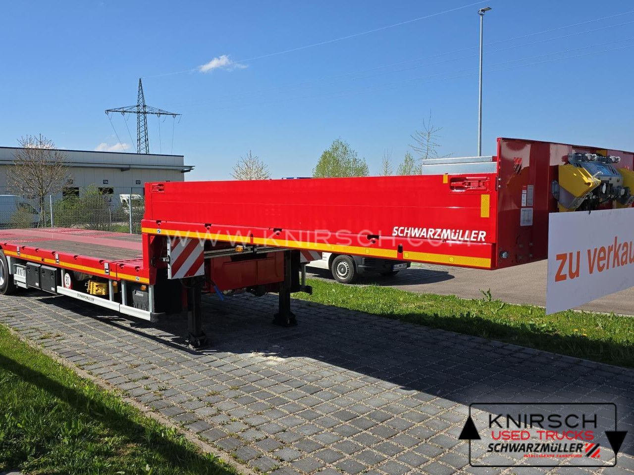 Schwarzmüller Tieflader ausziehbar gelenkt - Semi-remorque surbaissé: photos 1 Schwarzmüller Tieflader ausziehbar gelenkt - Semi-remorque surbaissé: photos 1