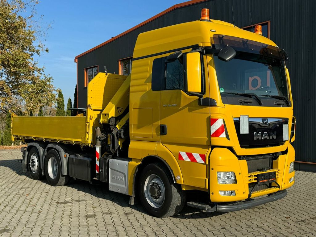 Camion grue MAN TGS 26.480 6x4H-4 Kipper Kran Palfinger PK23002